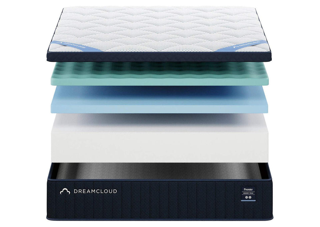 Dreamcloud Premier Memory Foam Queen Mattress front view