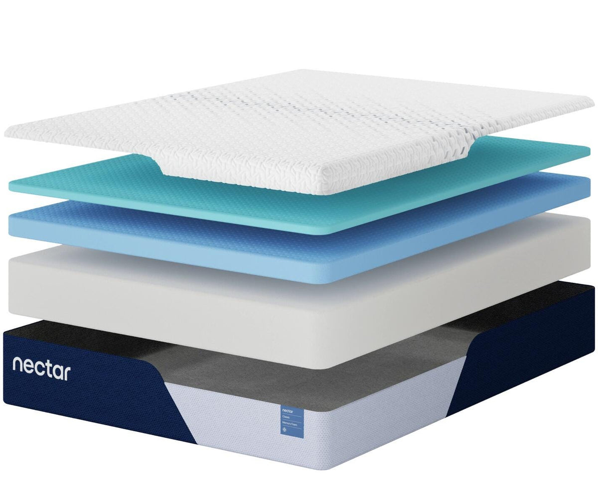 Nectar Classic Memory Foam California King Mattress in White, alternate view 5