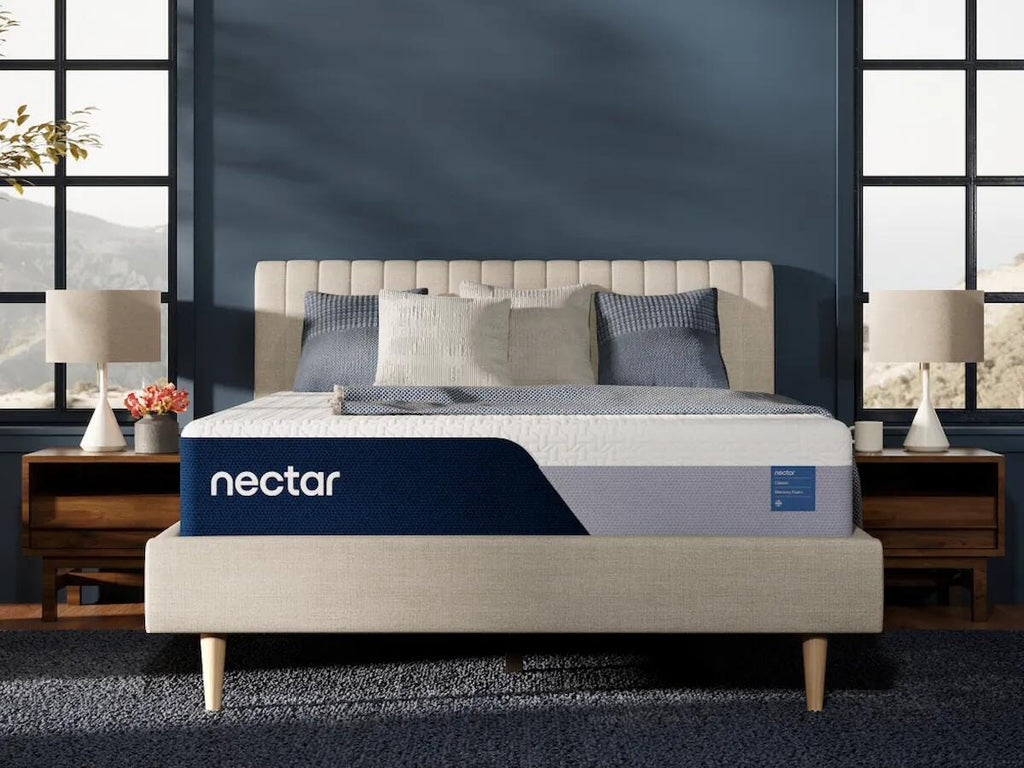 Nectar Classic Memory Foam King Mattress in White, alternate view 2