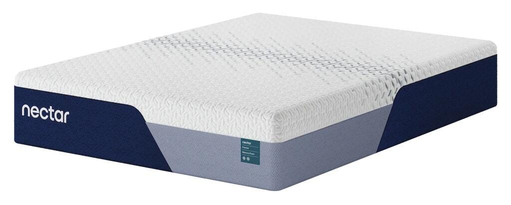 Nectar Premier Memory Foam Queen Mattress in White, alternate view 3