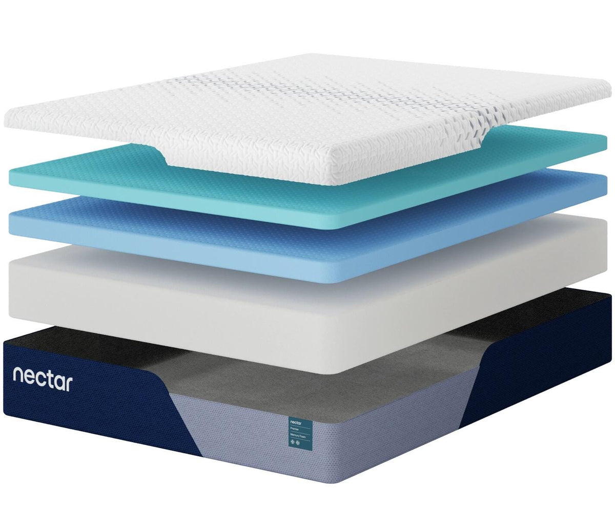 Nectar Premier Memory Foam Twin Mattress in White, alternate view 5
