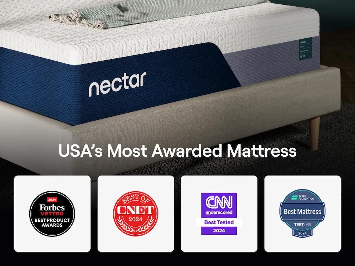 Nectar Premier Memory Foam Queen Mattress in White, alternate view 7