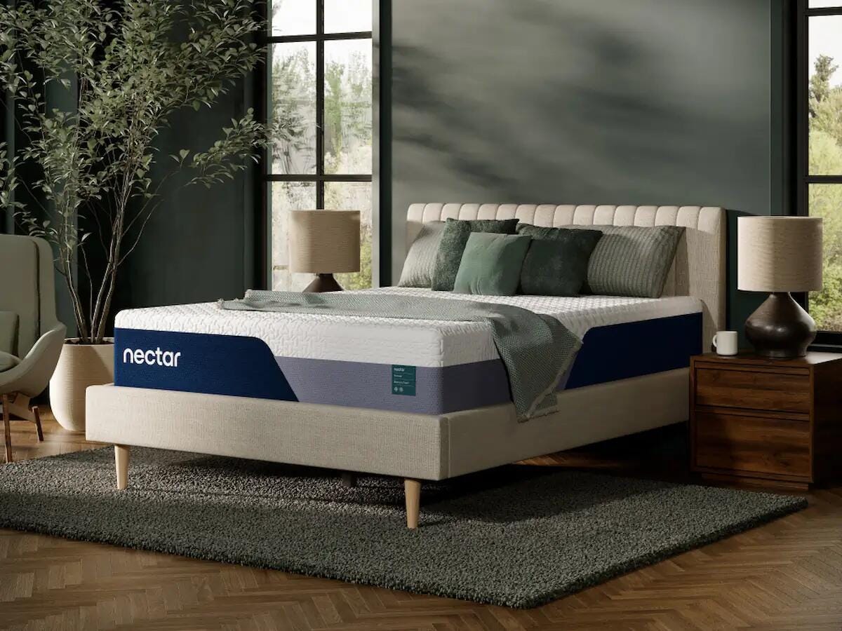 Nectar Premier Memory Foam California King Mattress in White, alternate view 8