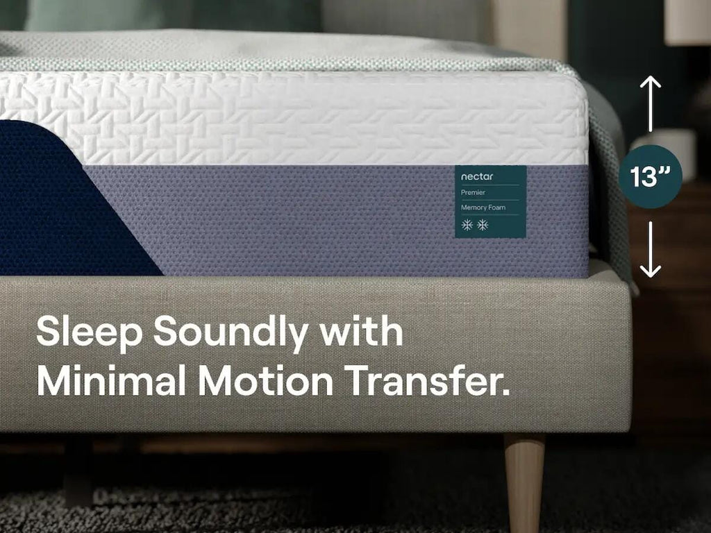 Nectar Premier Memory Foam Full Mattress in White, alternate view 9