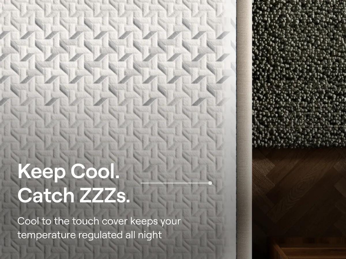 Nectar Premier Memory Foam King Mattress in White, alternate view 10