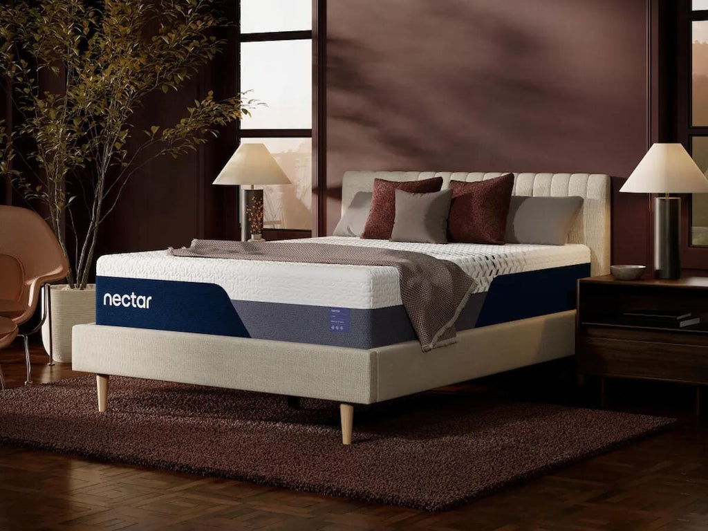 Nectar Luxe Memory Foam Queen Mattress in White, alternate view 8