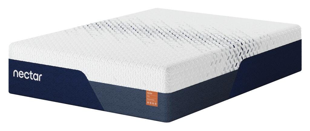 Nectar Ultra Memory Foam California King Mattress in White, alternate view 3