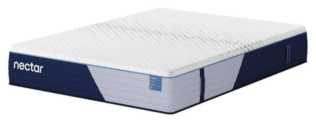 Nectar Classic Hybrid King Mattress in White, alternate view 3