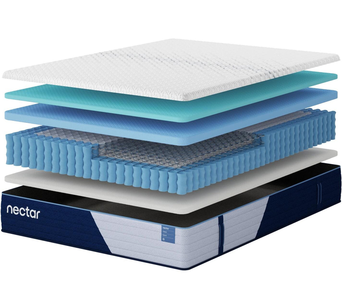 Nectar Classic Hybrid Full Mattress in White, alternate view 5
