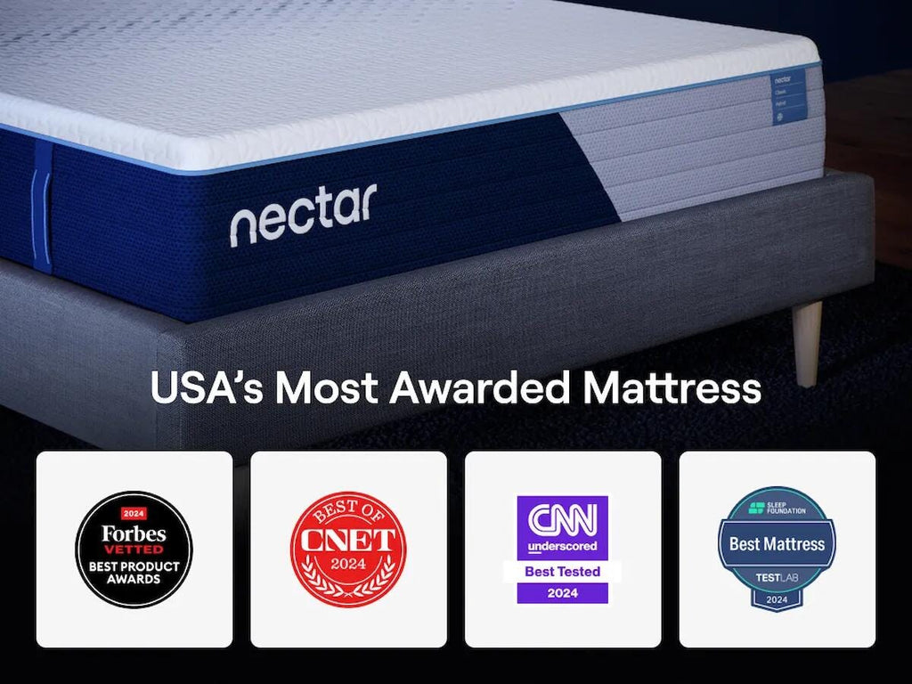 Nectar Classic Hybrid Twin Mattress in White, alternate view 7