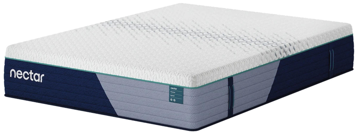 Nectar Premier Hybrid Full Mattress in White, alternate view 3
