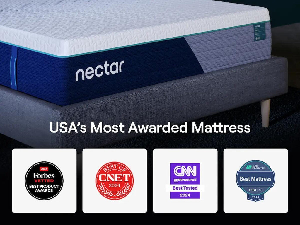 Nectar Premier Hybrid King Mattress in White, alternate view 7