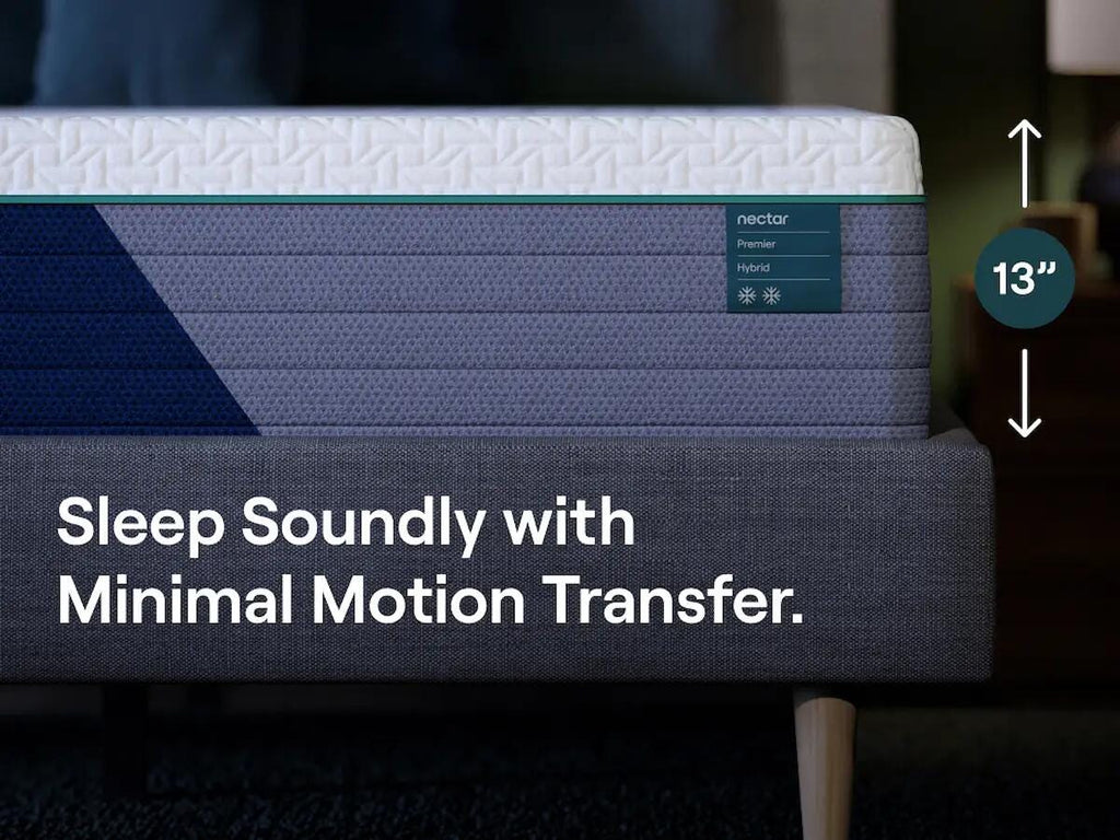 Nectar Premier Hybrid Twin Mattress in White, alternate view 9