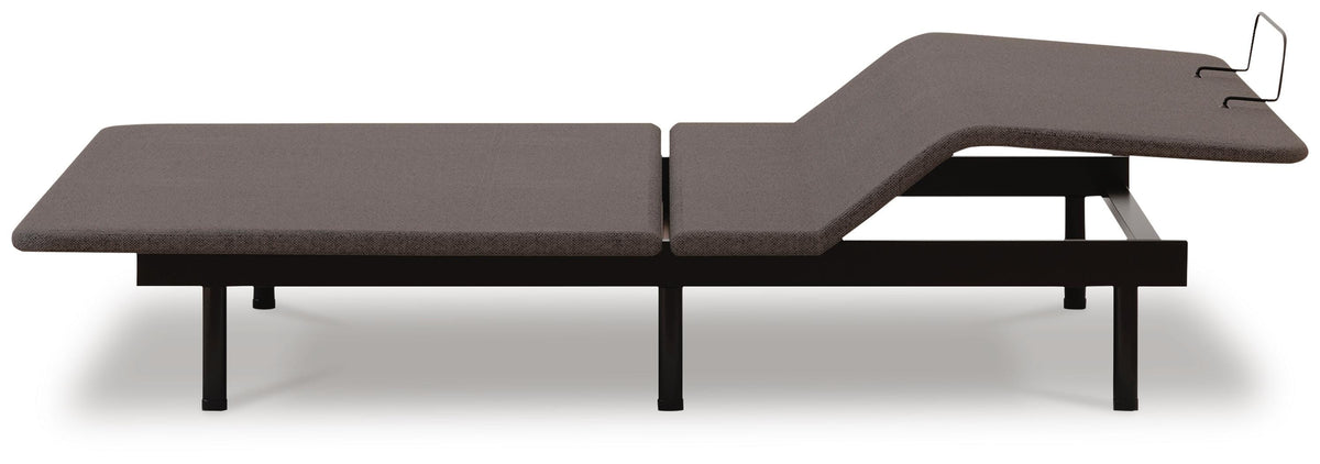 Comfort Classic Adj Base California King Adjustable Base in Black, side view