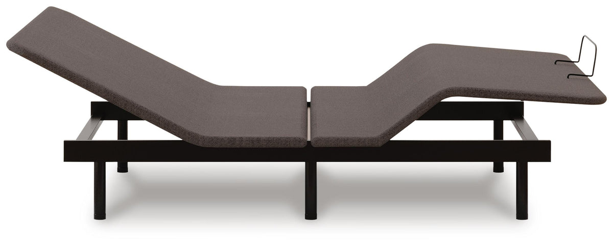 Comfort Classic Adj Base Queen Adjustable Base in Black, side view
