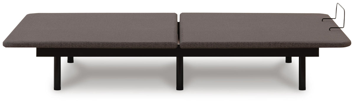 Comfort Classic Adj Base Queen Adjustable Base in Black, side view