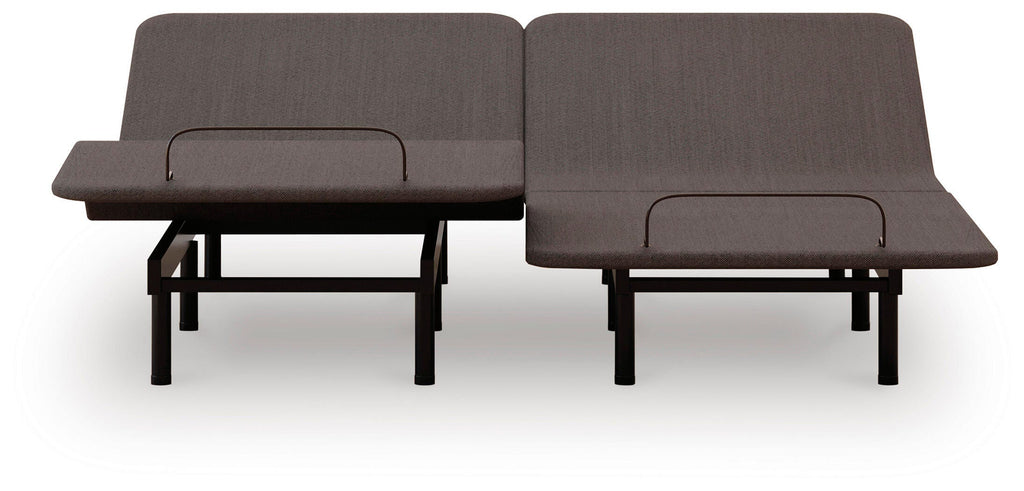 Comfort Classic Adj Base Split California King Adjustable Base in Black, front view