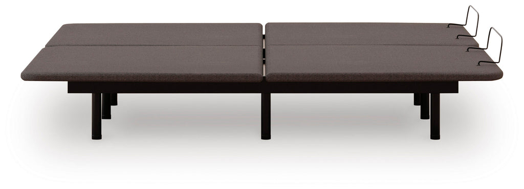 Comfort Classic Adj Base Split California King Adjustable Base in Black, front view