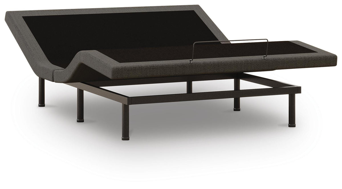 Comfort Premier Adj Base Twin XL Adjustable Base in Black, angle view