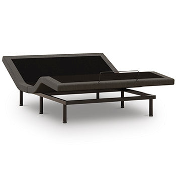 Comfort Premier Adj Base Twin XL Adjustable Base in Black, angle view
