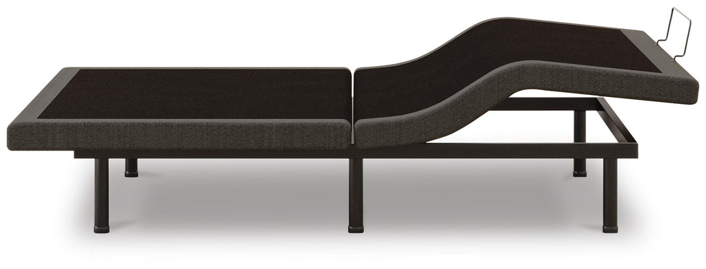 Comfort Premier Adj Base Twin XL Adjustable Base in Black, side view