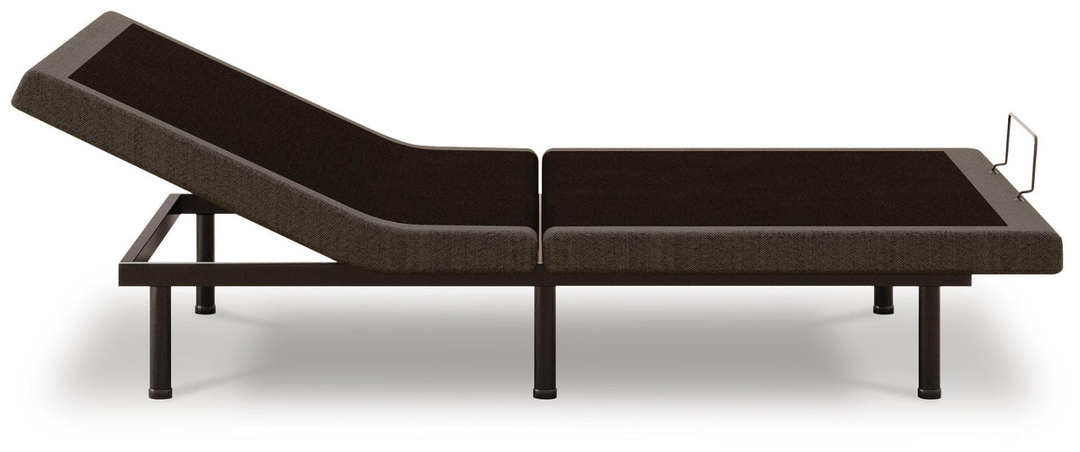 Comfort Premier Adj Base Queen Adjustable Base in Black, side view