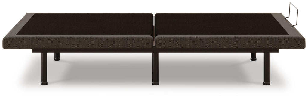 Comfort Premier Adj Base Full Adjustable Base in Black, side view