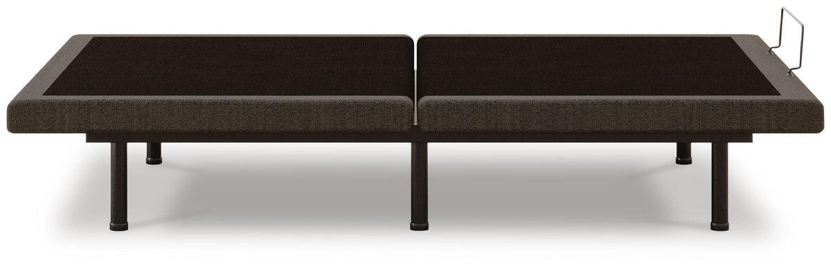 Comfort Premier Adj Base Full Adjustable Base in Black, side view