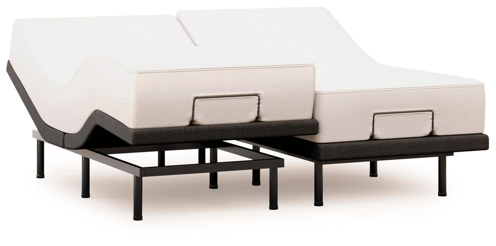 Comfort Premier Adj Base Split California King Adjustable Base in Black, angle view