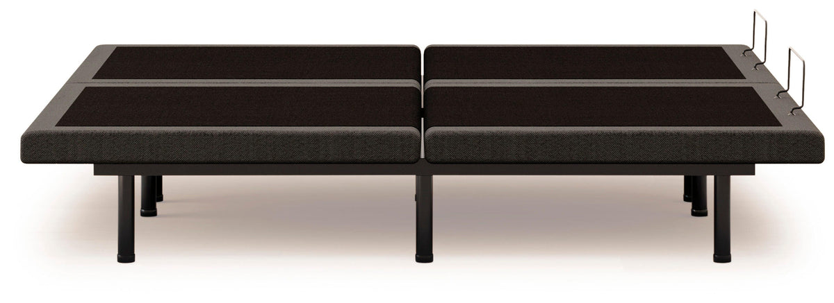 Comfort Premier Adj Base Split California King Adjustable Base in Black, side view