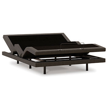 Comfort Ultra Adj Base Twin XL Adjustable Base in Black, angle view