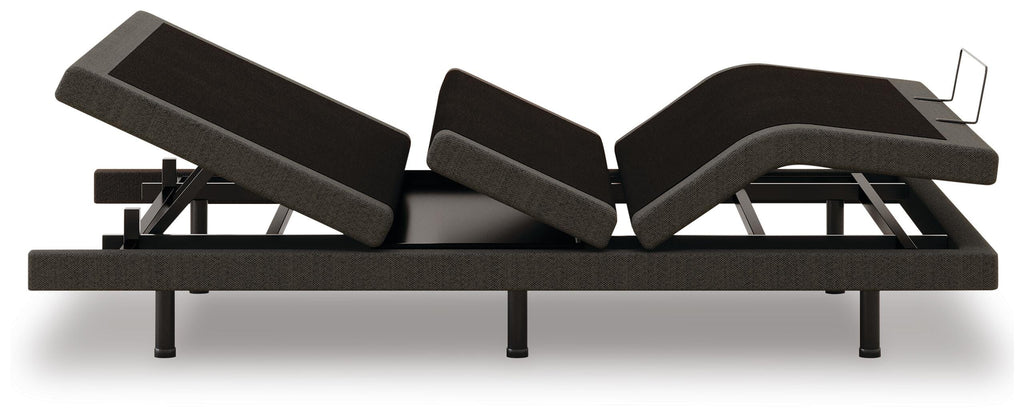 Comfort Ultra Adj Base Twin XL Adjustable Base in Black, side view