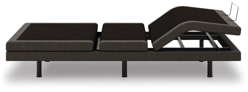 Comfort Ultra Adj Base Twin XL Adjustable Base in Black, side view