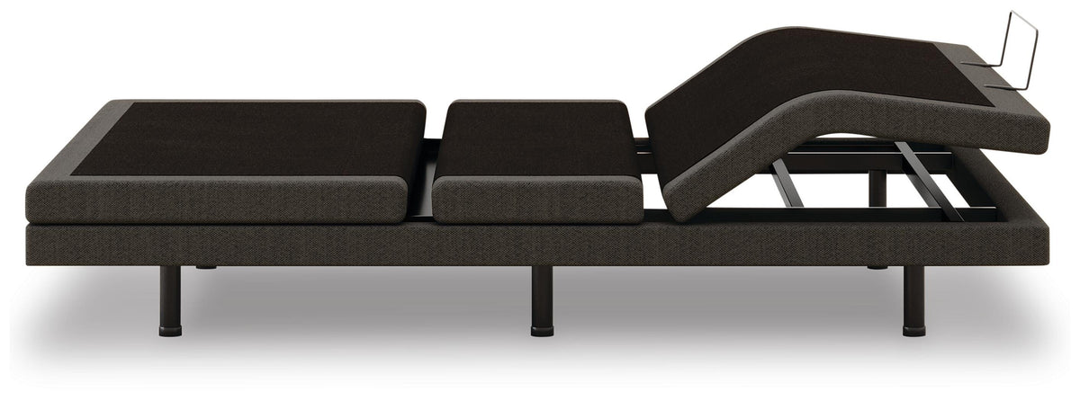 Comfort Ultra Adj Base Twin XL Adjustable Base in Black, side view