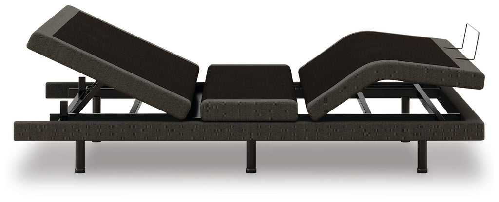 Comfort Ultra Adj Base Twin XL Adjustable Base in Black, side view
