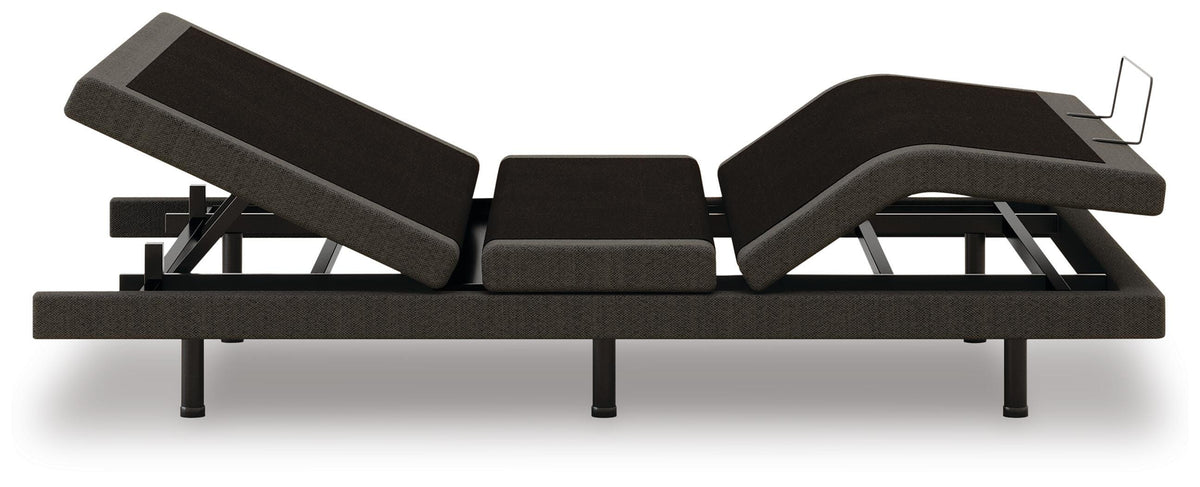 Comfort Ultra Adj Base Twin XL Adjustable Base in Black, side view
