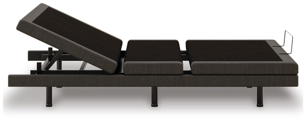 Comfort Ultra Adj Base Twin XL Adjustable Base in Black, side view
