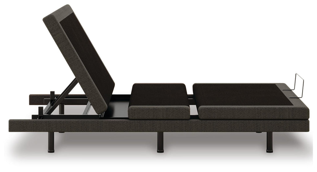 Comfort Ultra Adj Base Twin XL Adjustable Base in Black, side view