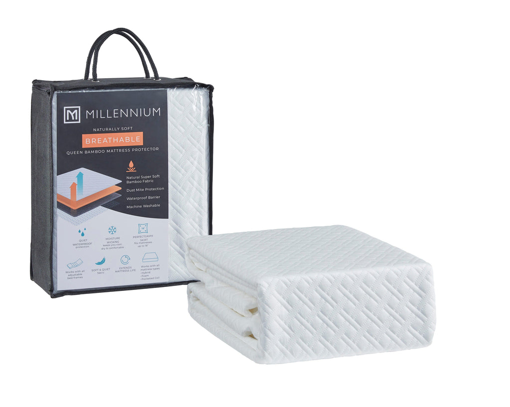 Basic Protector Queen Mattress Protector (Set of 4) in White, alternate view 2