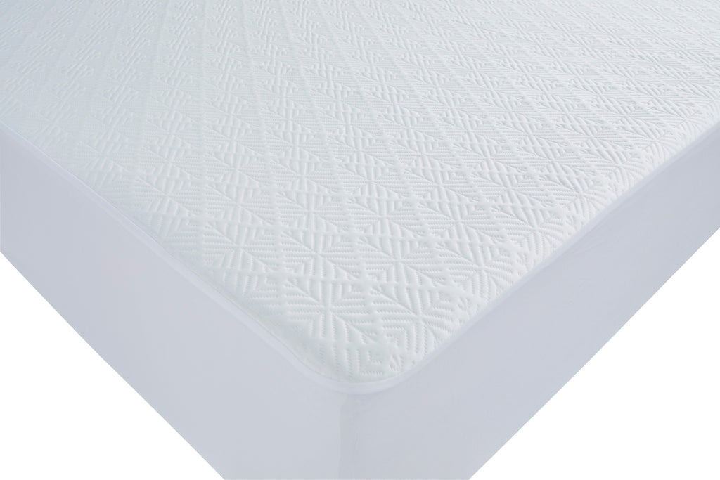 advanced Protector Queen Mattress Protector (Set of 4) in White, detail view