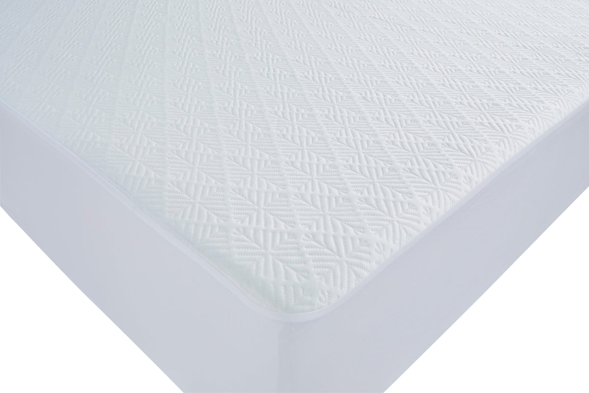 advanced Protector Queen Mattress Protector (Set of 4) in White, detail view