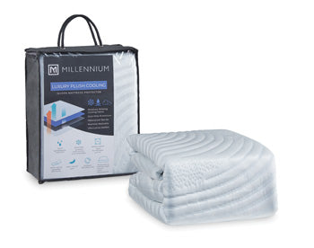 Extra Cooling Protector Queen Mattress Protector (Set of 4) in White