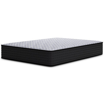 Anniversary Edition Plush Twin Mattress in White, angle view