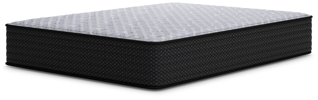 Anniversary Edition Plush Full Mattress in White, angle view