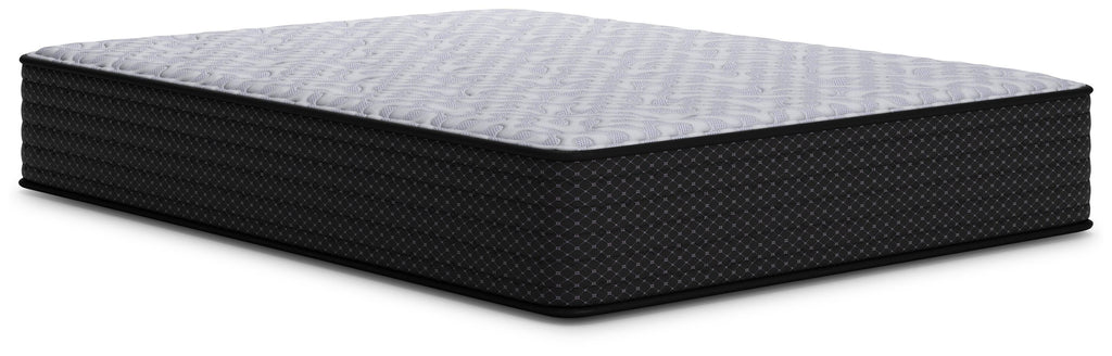 Anniversary Edition Plush Full Mattress in White, angle view