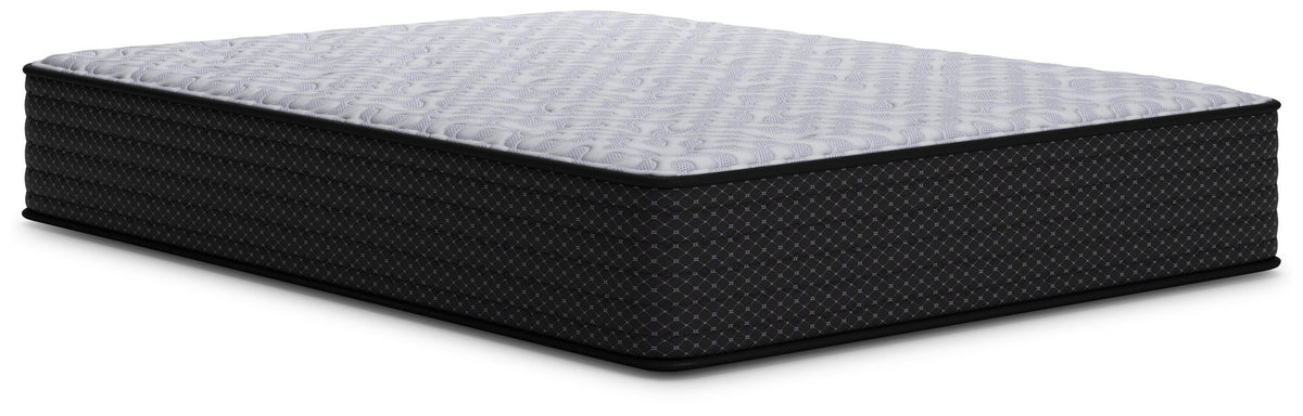 Anniversary Edition Plush Full Mattress in White, angle view