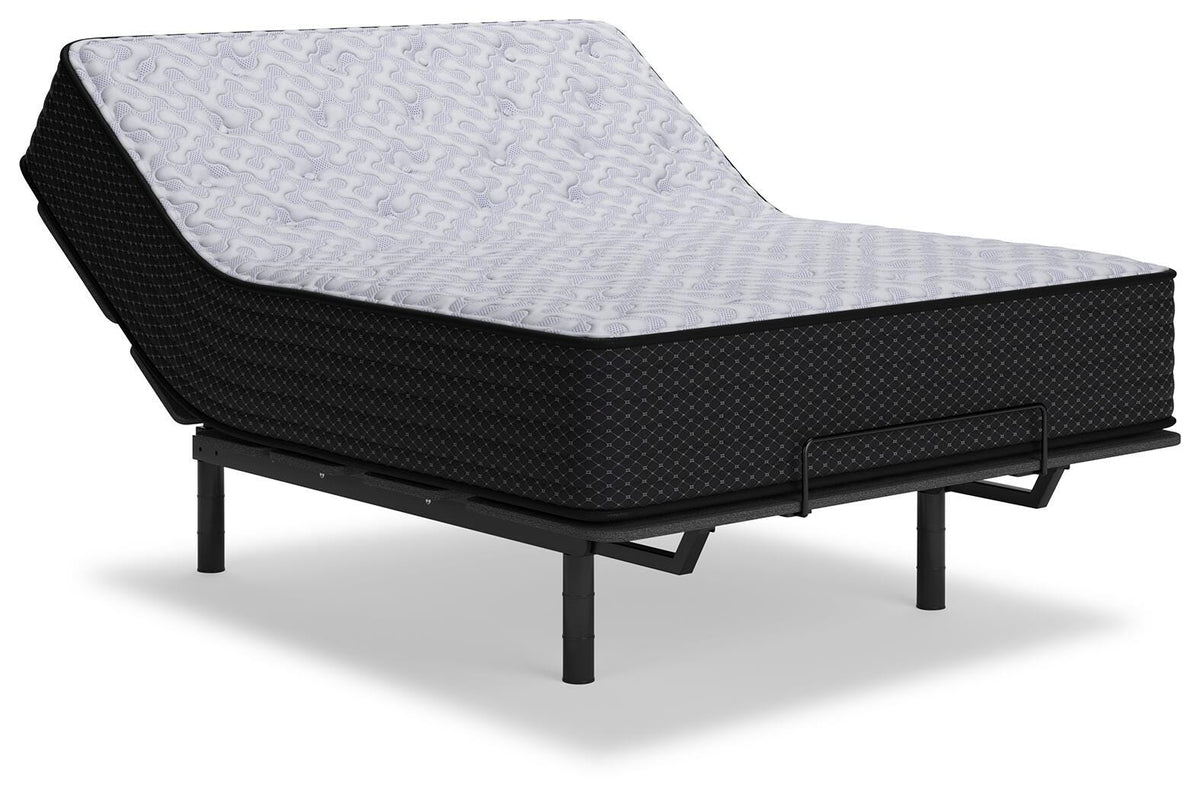 Anniversary Edition Plush Queen Mattress in White, angle view