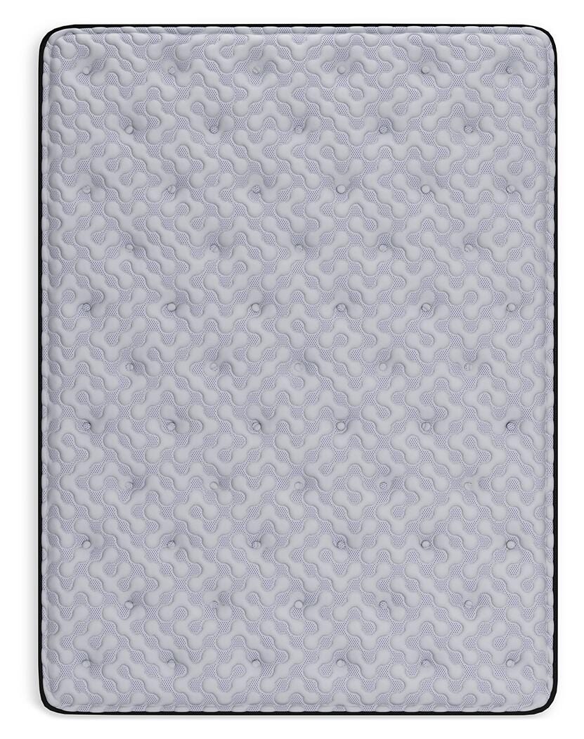 Anniversary Edition Plush Queen Mattress in White, top view