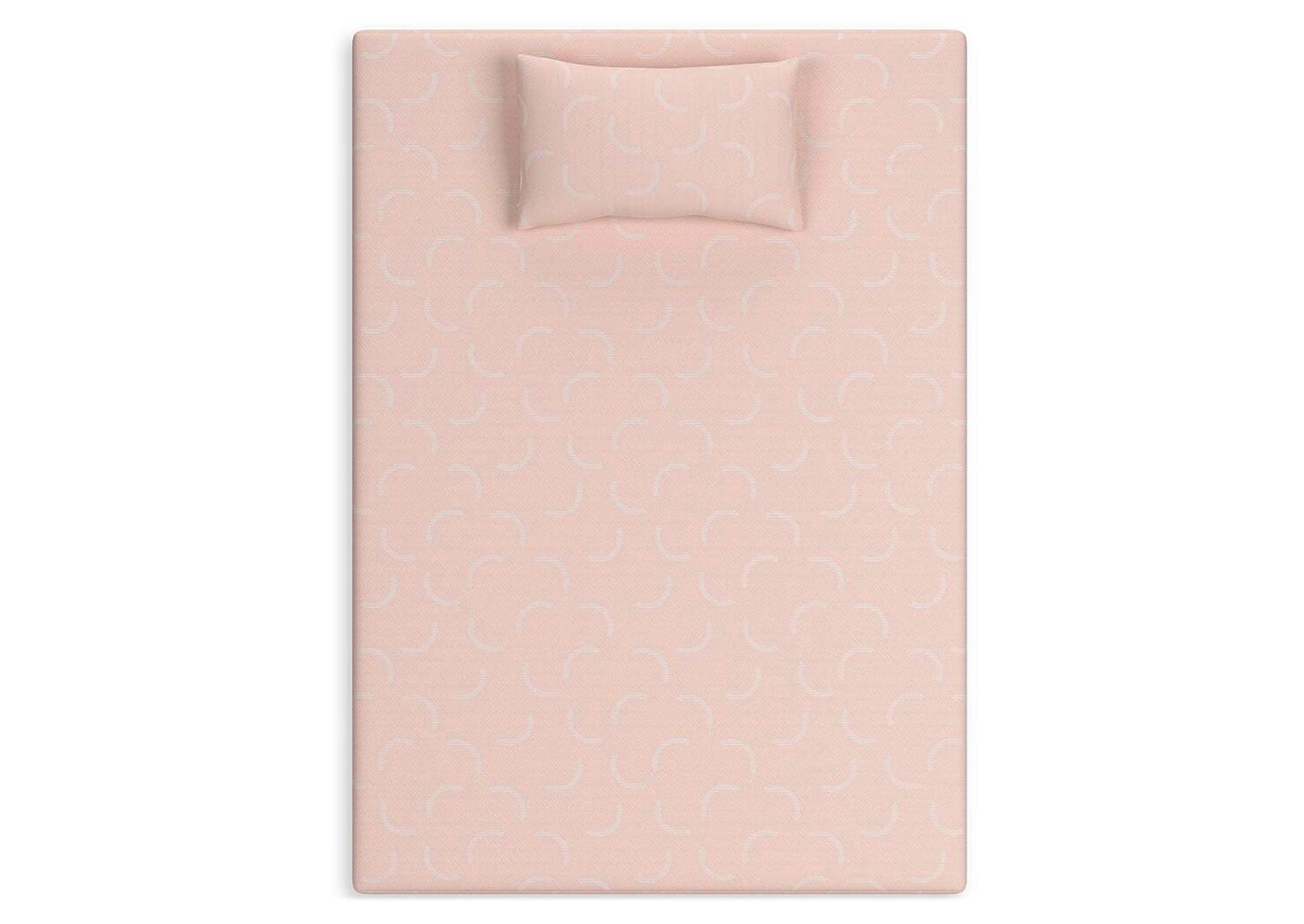 iKidz Coral Full Mattress and Pillow