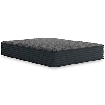 Gray 1200 Hybrid Queen Mattress in Gray, angle view